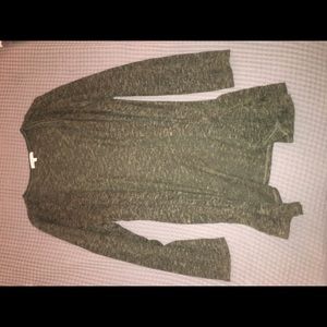 Olive Green Thin Cardigan